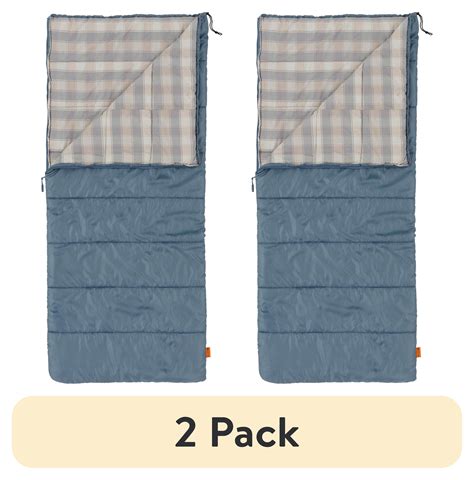 Brandclub - (2 pack) Ozark Trail 50F Flannel Lined Rectangle Adult ...