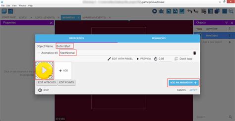 Image result for Gdevelop Tutorial Make Menu