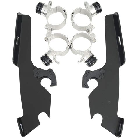 Memphis Shades MEB8982 Black Trigger-Lock Mounting Kit ( for Kawasaki ...