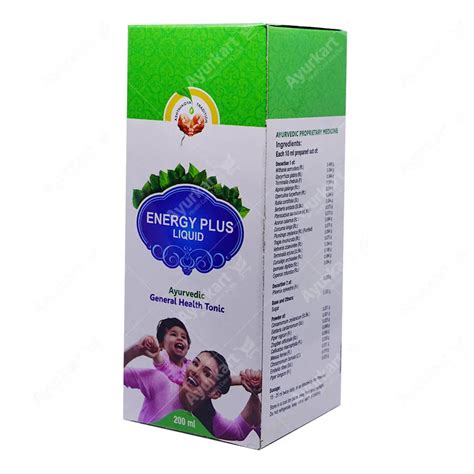 Energy Plus Liquid - 200ML - Vaidyaratnam | Ayurvedic Medicine