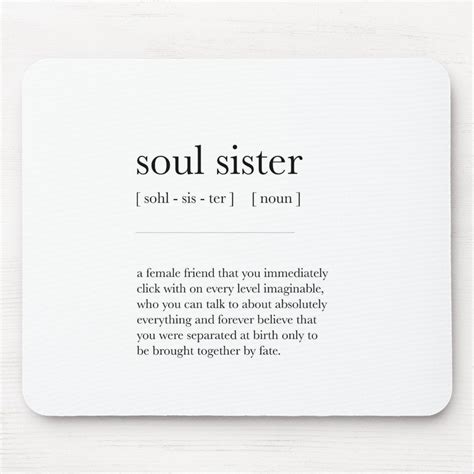 soul sister Definition Meaning Dictionary Art Deco Mouse Pad | Zazzle ...
