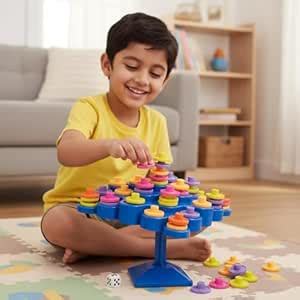 Buy Kids Mandi® Topple Tree Balance Game: Fun Stacking & Balancing Game ...