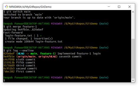 git merge - Merging Branches in Git