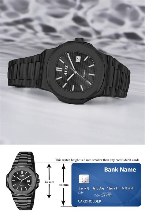 AL3052 Black dial stainless steel Analog Watch – Alix Store