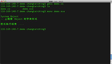 Using Mono to Compile CS Files 的图像结果