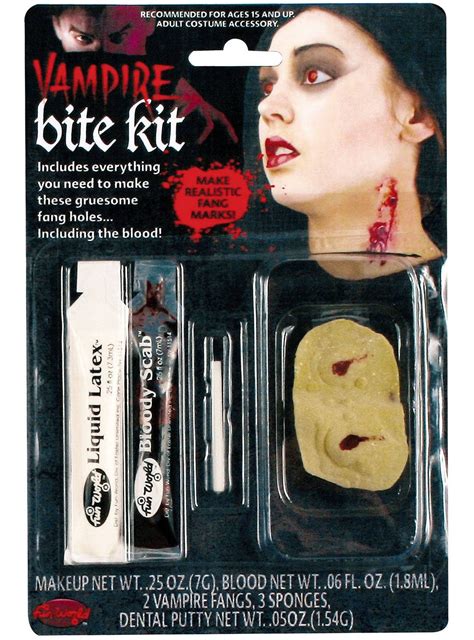 Vampire Bite Halloween Wound Kit | Halloween Prosthetic and Blood Kit