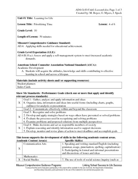 Image result for Ten Key Lesson Timings