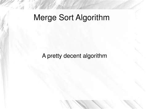 Image result for Merge Sort Algorithm PowerPoint