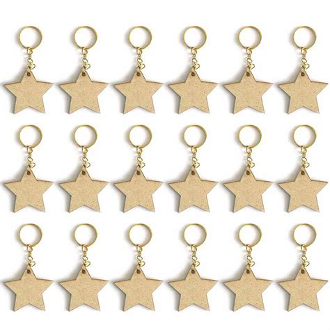 Key Chain With Flower Shape MDF Base Set Of 10 – Adikala - Craft Store