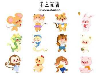 Chinese Zodiac Theme Worksheets by Jingru Wan | TPT