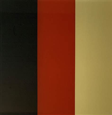 Gerhard Richter Schwarz Rot Gold IV Print Serigraph For Sale
