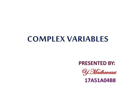 Image result for Complex Variables Problem-Solver