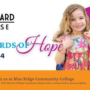 14th Annual First Words of Hope Luncheon, Blue Ridge Community College ...
