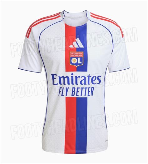 Maillots Olympique Lyonnais 2025-26