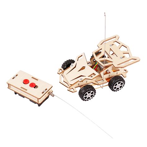 DIY Wooden RC Car Kit STEM Car Model Kit Wooden RC Car – REES52