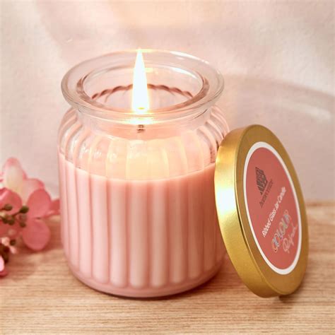 Home Centre Colour Refresh Scented Ribbed Jar Candle : Amazon.in: Home ...