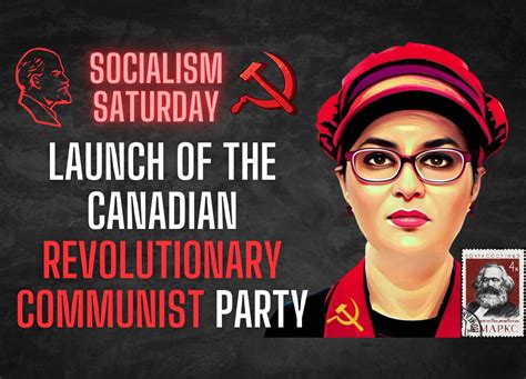 Socialism Saturday: The Launch of the Canadian Revolutionary Communist ...