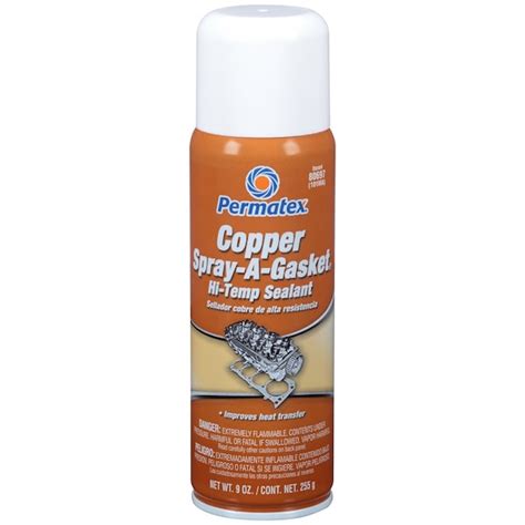 Permatex Automotive Copper Spray A Gasket Hi Temp Sealant 12oz Aerosol ...