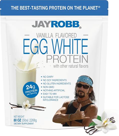 Jay Robb - Egg White Protein Powder Vanilla - 5 lbs. : Amazon.com.au ...