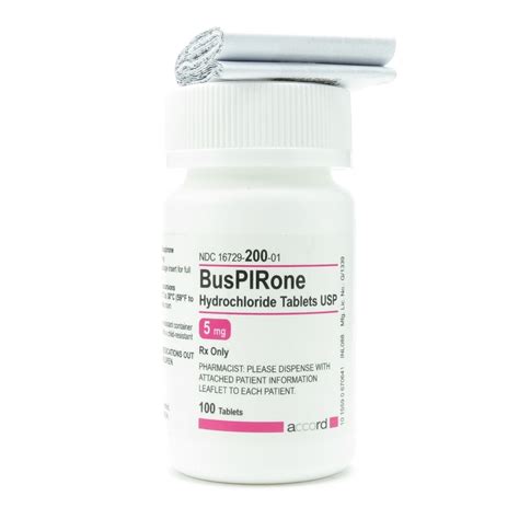 Buspirone, 5mg, 100 Tablets/Bottle | McGuff Medical Products