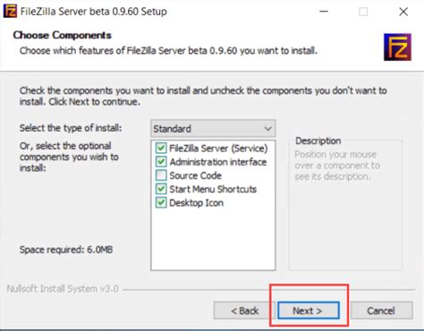 Install FileZilla Server 的图像结果