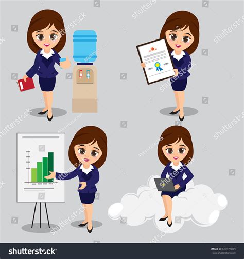 Cartoon Business Women 的图像结果