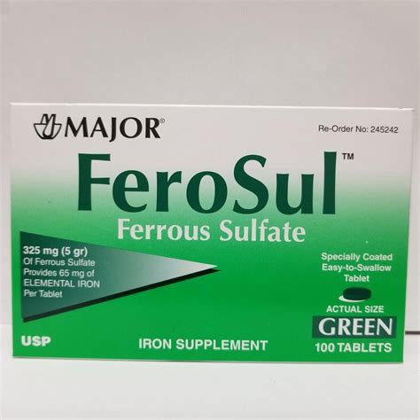 Ferosul 325 Mg