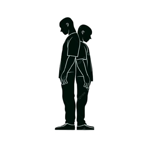 Two People Facing Each Other PNG, Vector, PSD, and Clipart With ...