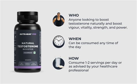 Nutrabay Pro Natural Testosterone Booster with Tribulus, Ashwagandha ...
