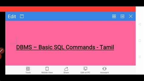SQL Commands Tamil 的图像结果