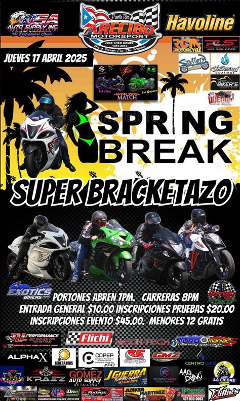 Spring Break Moto Bracket, Arecibo Motorsports, 17 April 2025 | AllEvents