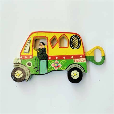 Auto Rickshaw Bottle Opener- Fridge Magnet – craftizendesigns
