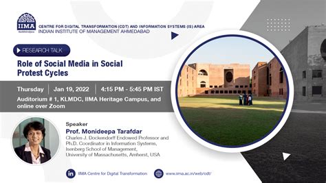Role of Social Media in Social Protest Cycles | IIMA