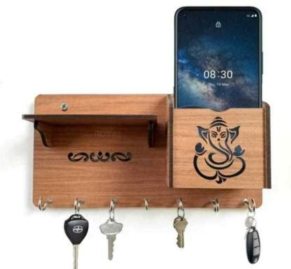 Kaynka ganesh ji kye holder Wood Key Holder Price in India - Buy Kaynka ...