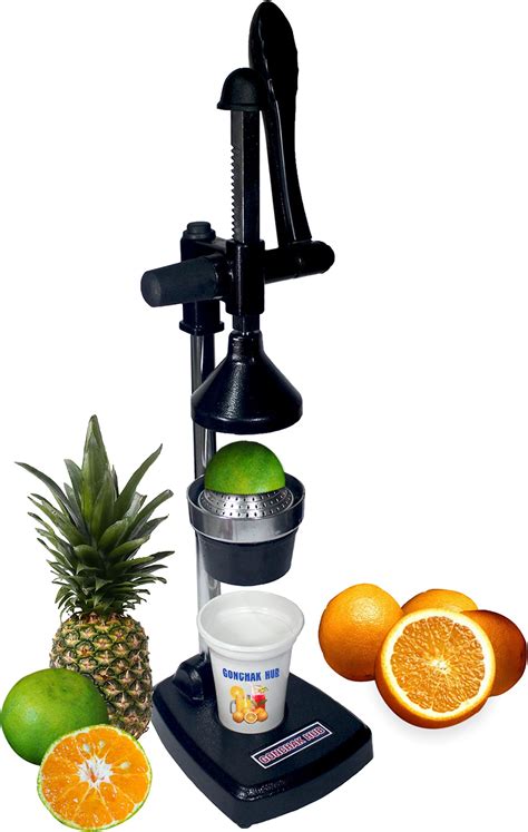 Buy HKUTOTECH Aluminium Hand Press Citrus Fruit Juicer, Cold Press ...