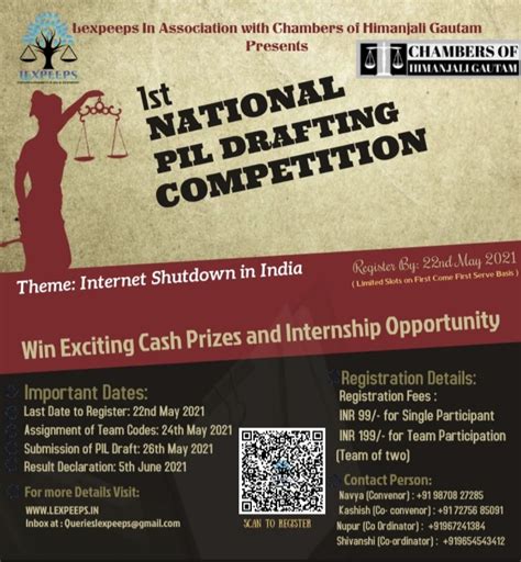 [Competition] 1st PIL Drafting Competition by Lexpeeps in association ...