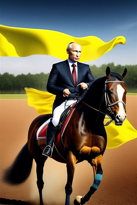 Putin Riding A Horse