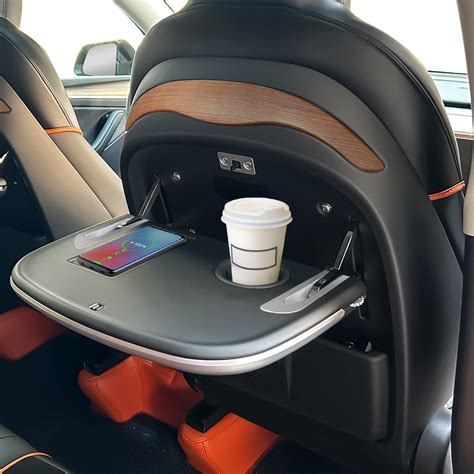 KHAWY Seat Back Tray Table for Tesla Model Y Model 3, Car Seat Tray ...