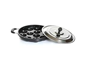 Buy Diamond Steel Aluminium 12 Cavity Appam Patra | Nonstick Appe ...