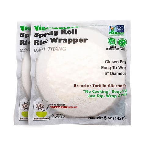 Star Anise Foods Spring Roll Rice Wrapper (Pack of 2) - - Weee!