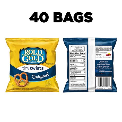 Bag Of Pretzels Nutrition Facts at Mae Kimbrell blog
