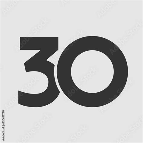 Pin on the date number 30. The thirtieth day of the month is mar ...