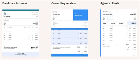 Basic Freelance Invoice Example 的图像结果