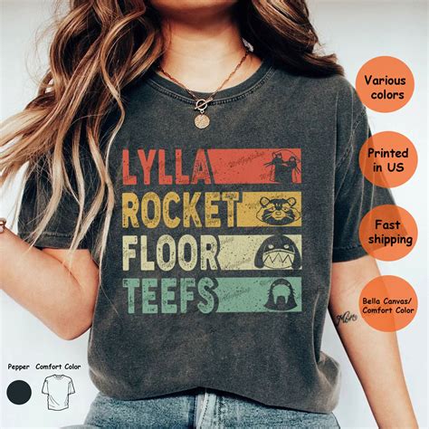 Vintage Lylla Teefs Floor Rocket Comfort Color Shirt/guardians - Etsy