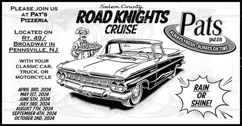 Salem County Road Knights Car Cruise!, Pat's Pizza Pennsville, 4 ...