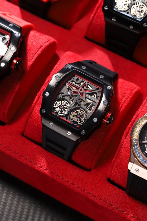 Giordano Luxury Automatic Watch for Men – Mechanical Skeleton Dial ...