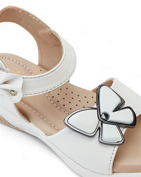 Freeplay Girls Flat Sandals with Butterfly Detail