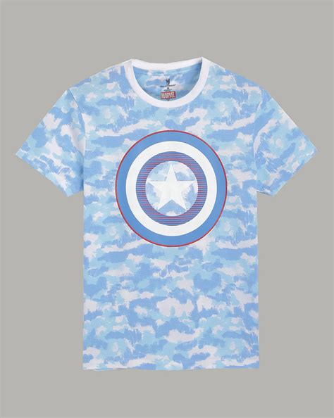 Captain America Regular Fit Tshirt For Men – Free Authority