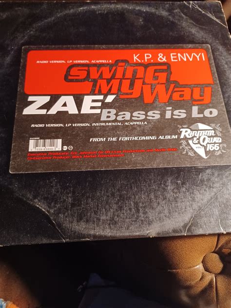 K.P. Envyi - Swing My Way With Zar Bass Is Lo Original Press Vinyl 199 ...