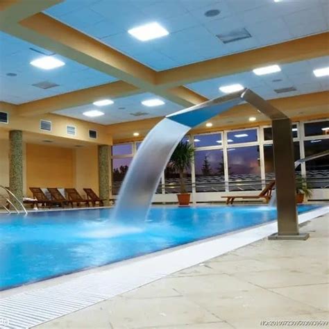 HUMA Fountains and Pools 2 FT Height 1 FT Mouth Stainless Steel Water ...